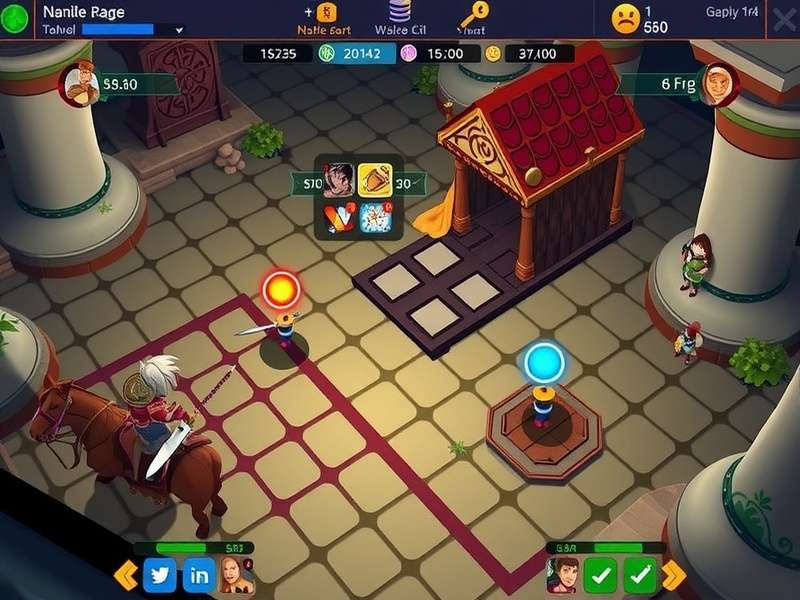 Archero Realm Heroic Saga gameplay screenshot showing combat
